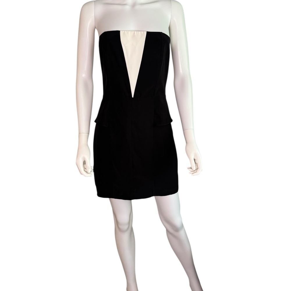 Emerson Thorpe Strapless Cocktail Dress